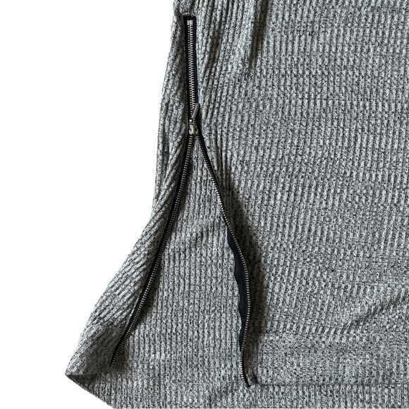 RACHEL RACHEL ROY High Low Zip Detail Tank Top Gray Xl - Picture 4 of 9